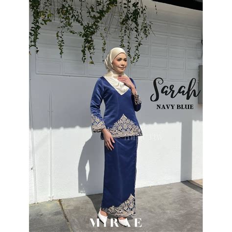 Sarah Kurung Moden Sulam Shopee Malaysia