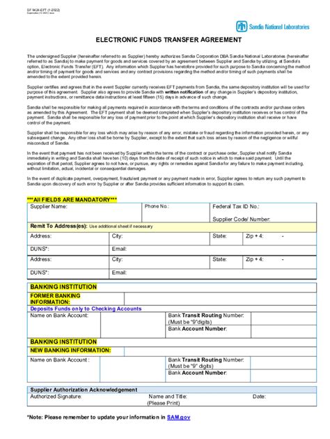 Eft Electronic Funds Agreement Form Fill Out Sign Online Dochub