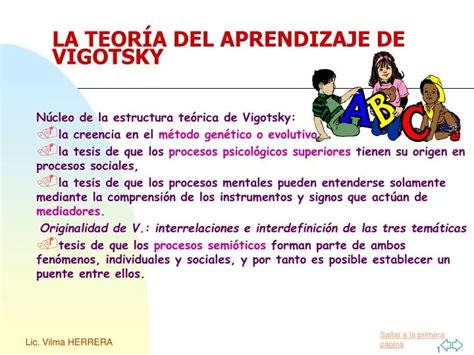 Ppt La TeorÍa Del Aprendizaje De Vigotsky Powerpoint Presentation Hot