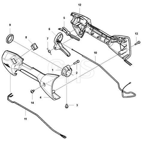 Mcculloch B P Throttle Controls Parts Diagram Ghs