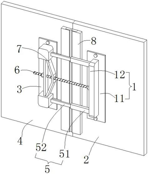 一种建筑模板的连接锁紧装置的制作方法