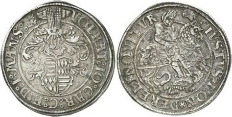 Thaler Volrat V John I And Charles I Condado De Mansfeld