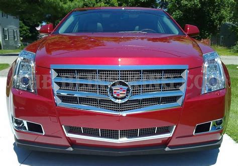 2008 2011 Cadillac CTS Chrome Grille Insert Grill Overlay Trim EBay