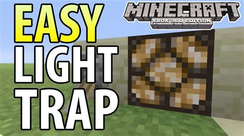 Minecraft Xbox 360ps3 Tu14 Easy Exploding Light Trap Tutorial Youtube