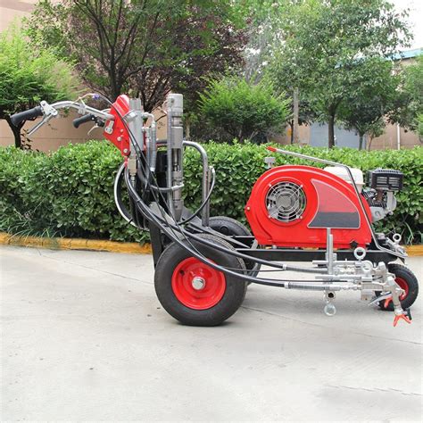 Hand Push Cold Paint Airless Road Line Striping Machine Road Machine