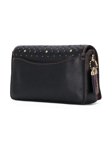 Lyst Coach Chain Strap Crossbody Bag In Black