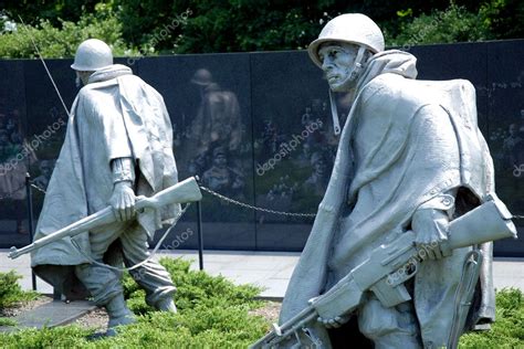 Korean war veterans memorial in Washington DC – Stock Editorial Photo © Vacclav #5106242