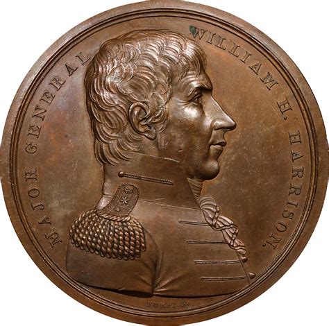 1813 Major General William Henry Harrison Battle Of The Thames Medal