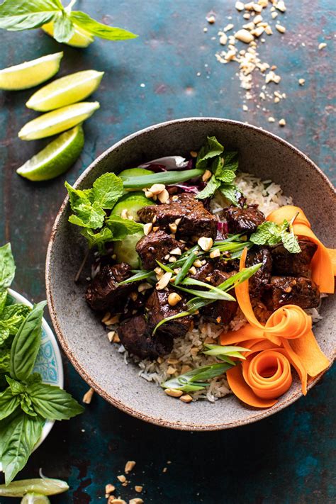 30 Minute Vietnamese Beef And Crispy Rice Bowl Half Baked Harvest