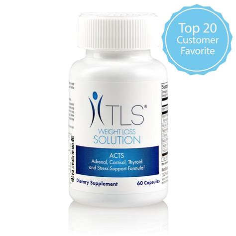 Tls® Acts Adrenal Cortisol Thyroid And Stress Support Formula Etnad3