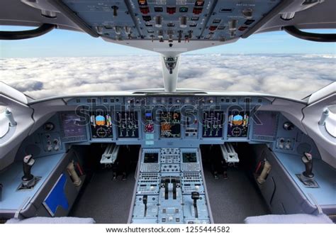aeroplane cockpit views stock  images photography