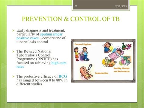 Epidemiology & prevention of tuberculosis