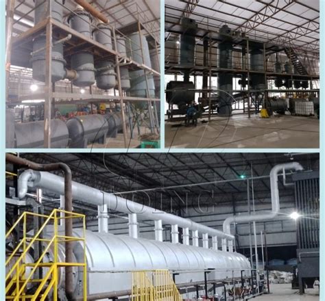 A Set Of 50 TPD Fully Continuous Plastic Pyrolysis Machine Successfully