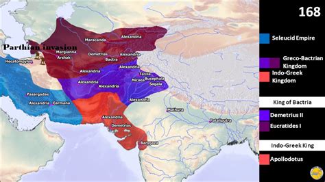 Indo Greek Empire Map