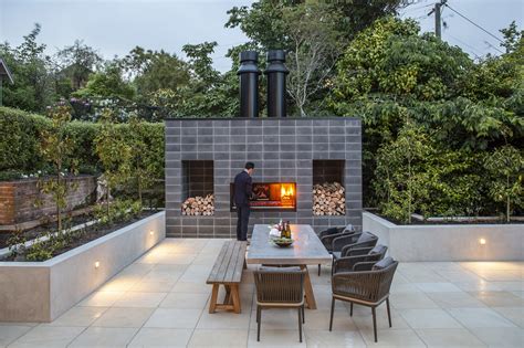 Outdoor Fireplace Nz Range Escea Outdoor Wood Fireplaces