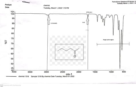 Solved Interpret In Detail The Ir Spectrum Identify The Peaks And