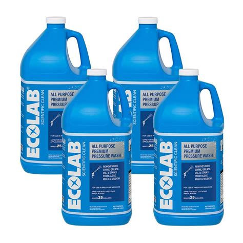 Ecolab 1 Gal All Purpose Premium Pressure Wash Concentrate 4 Pack 7700421c4 The Home Depot