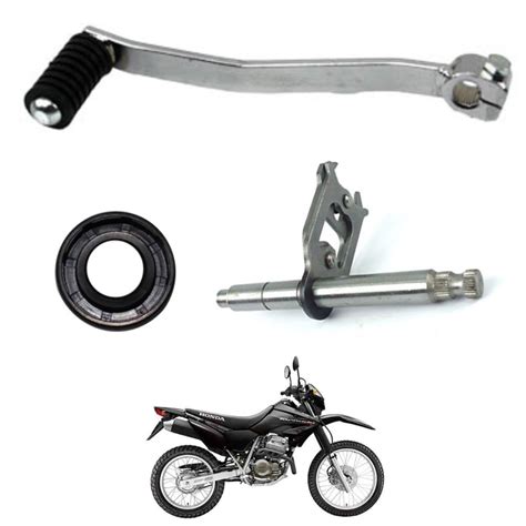 Eixo Cambio Marcha Pedal Retentor Honda Xr 250 Tornado Shopee Brasil