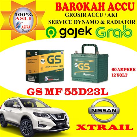 Jual Aki Gs Astra Mobil Nissan Xtrail Gs Mf D L Ah Shopee