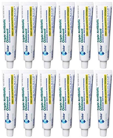 Globe Triple Antibiotic First Aid Ointment Oz Pack First Aid