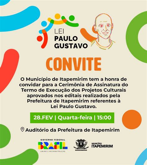 Prefeitura Municipal De Itapemirim Projetos Culturais Contemplados