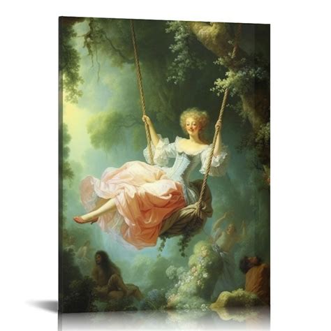 Comio Jean Honore Fragonard The Swing Prints Rococo Art Poster Fine Art Paintings