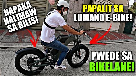 PWEDE SA BIKELANE ITO NA PAPALIT SA MGA LUMANG EBIKE AKALAIN MO DITO