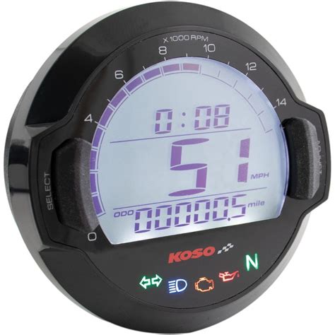 Compteur Digital Multifonctions Koso Dl Sr Gp Style Rond