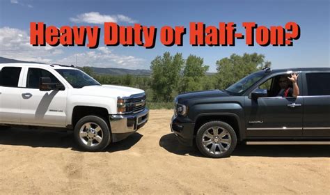 Half-Ton or Heavy Duty Pickup? Which Truck is Best for You? (Video ...