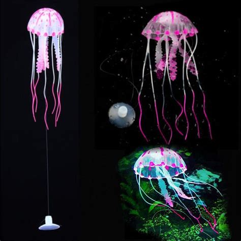 Buy Glowing Effect Aquarium Artificial Jellyfish Ornament Fish Tank