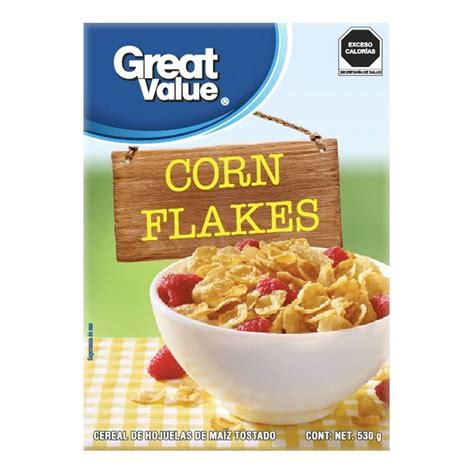 Cereal Great Value Corn Flakes 530 G Walmart