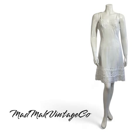 Vintage White Full Slip S Vintage Lingerie Gem