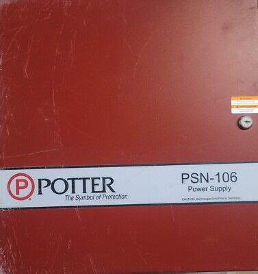 Potter Electric Signal Conventional Power Supply With Outputs A Psn