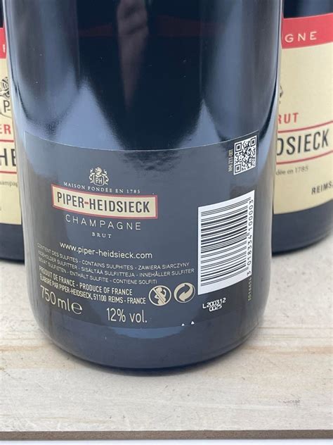 Piper Heidsieck Prohibtiion Champagne Brut 6 Bouteilles 0 75 L