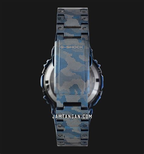 Casio G Shock Gmw B Tcf Dr Full Metal Blue Camouflage Digital Dial