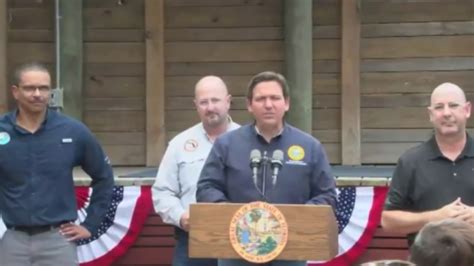 Desantis Gives Update On Recovery Efforts In Florida After Hurricane Ian Wfla