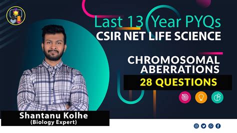 Chromosomal Aberrations PYQs Genetics CSIR NET LIFE SCIENCE Last