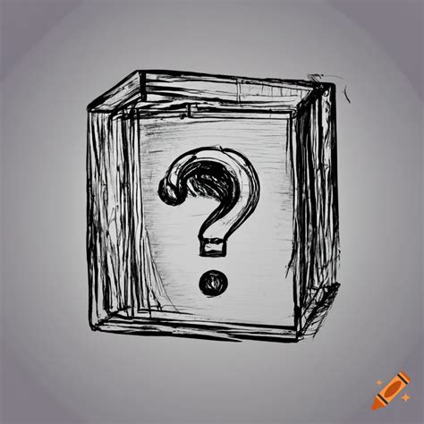 Mystery Box With A Question Mark Symbol