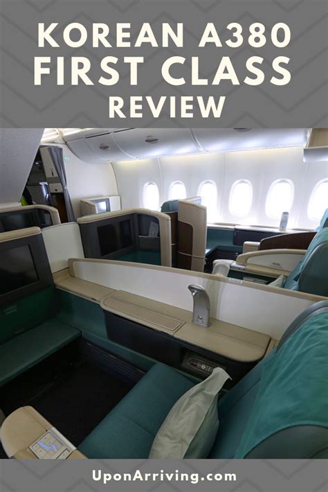 Korean Air A380 First Class Review Korean Air First Class Business Class Flight