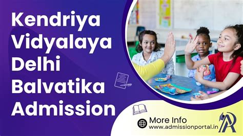 KVS Balvatika Admission In Delhi 2025 26 AdmissionPortal APFYC