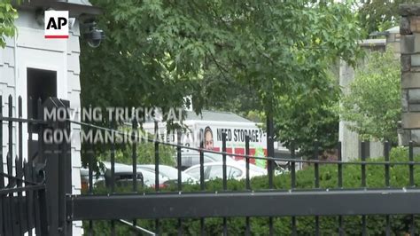 Moving Vans Seen At Ny Gov Mansion