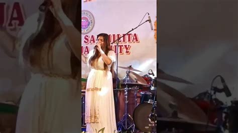 Mamta SharmaIndian Playback Singer At Kali Puja Janbazar Kolkata