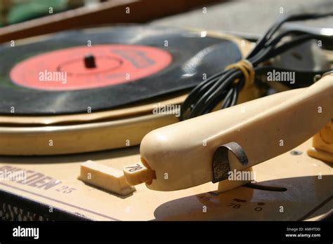 Old Vinyl record player Stock Photo - Alamy