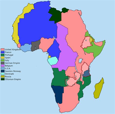 Alternate Berlin Conference (Map of *alternative* control over Africa ...