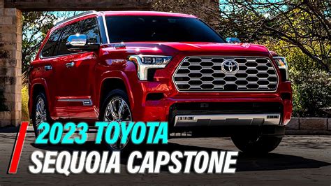 First Look 2023 Toyota Sequoia Capstone Youtube