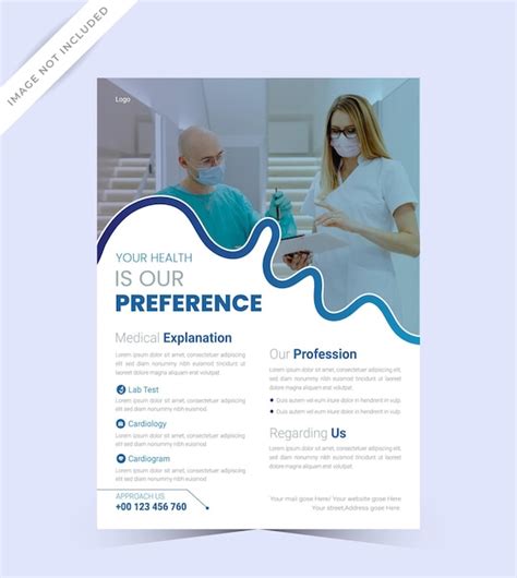 Premium Vector Medical Care Poster And Gradient Hospital Template Design