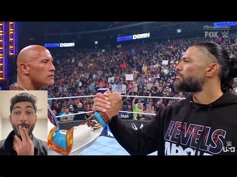 Wwe The Rock Acknowledges Roman Reigns As His Tribal Chief Reaction