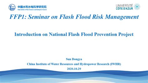 Introduction on National Flash Flood Prevention Project - Presentations ...