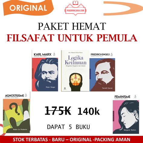 Paket Buku Pengantar Filsafat Untuk Pemula Logika Keilmuan Karl