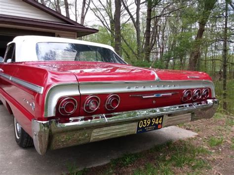 1964 Chevrolet Impala Ss 409 Convertible Classic Chevrolet Impala